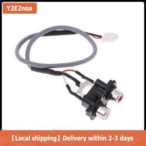 【Local shipping】 30CM Audio Signal Cable 2 RCA TO XH2.54MM-3PIN Audio Input Socket Extended Sound Signal Interface For Amplifier Panel