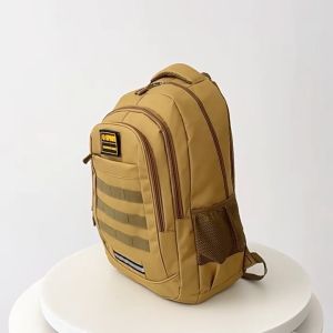 47cm x 34cm x 15cm Canvas Mens Camouflage Backpack Large Capacity Multi zipper Pockets Outdoor Travel Bagpack Students School Bag Sports Gym Backpacks