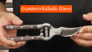 PUMPKIN กรรไกรตัดกิ่งไม้ 8"1/2 ด้ามไม้ PTT-220-S/33513 33530