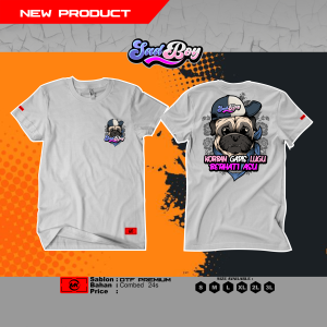 Kaos SAD BOY (Korban Gadis Lugu) by MarkasKaos.id / Kaos Kata Kata / Kaos Keren / Kaos Distro Premium / Kaos Pekerja Keras / Kaos Profesi Keren / Kaos Pria Wanita / Kaos Cotton Combed 24s