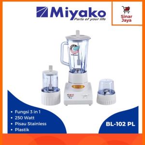 MIYAKO BL-102 PL Blender Plastik 1 Lt 3in1