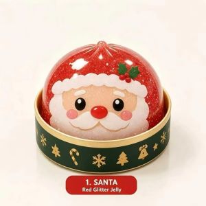 Fun Cute Santa Claus Elk Dumpling Shape Stress Relief Squeeze Toy Christmas Party Favor Gifts for Kids Hand Relaxation Gift Toy