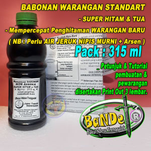 [ BISA COD ] BABONAN Standart WARANGAN TUA HITAM PEKAT [ Air Jeruk NIPIS Murni Jernih ][ Bubuk Warangan Murni Pabrikan kadar 999% ] uTosan Aji