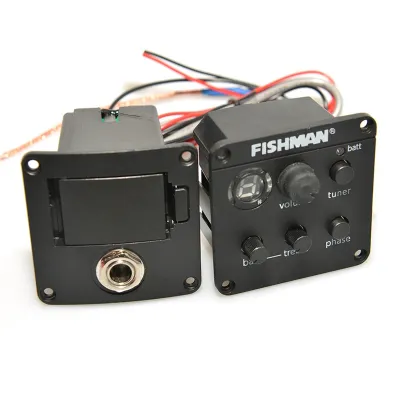 【TTONG Mall】FISHMAN GUITARS Adjustable Sound Guitar Pickup ISYS+ EQ Preamp System for Acoustic Guitarra Amplifier Guitar Accessories