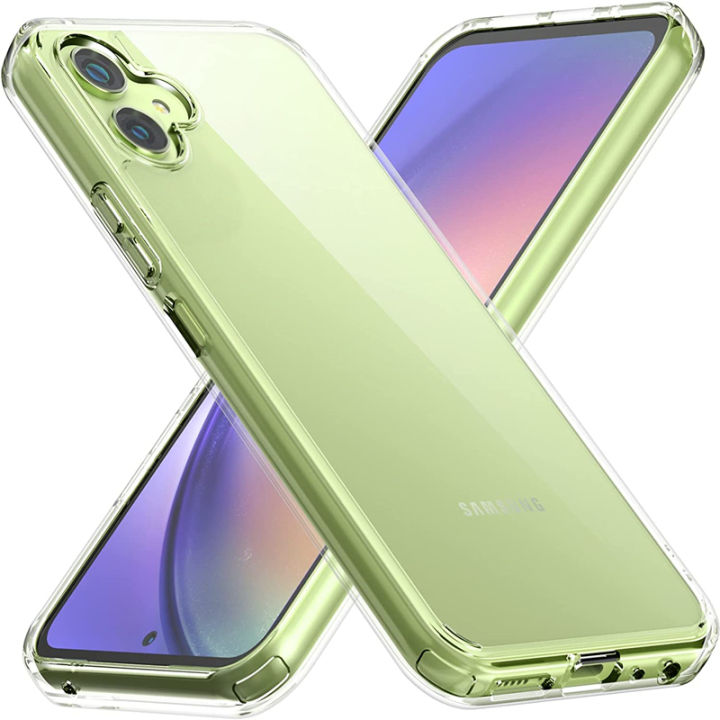 Cho Samsung Galaxy A05 6.7 inch SM-A055F a055m mỏng Trong Suốt Mềm cao su silicon chống xước CP trường hợp tinh thể lỏng chống vàng được thiết kế bìa sau da