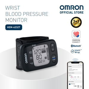 Omron Connected Wrist Blood Pressure Monitor HEM-6232T (3+3 years warranty)