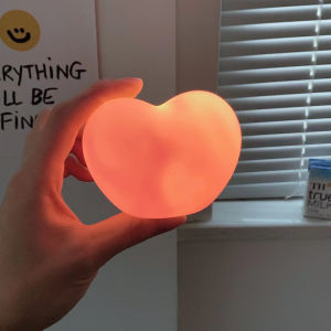 Creative Love Heart Night Light Desk Lamp Cute Romantic Gift Bedroom Decor