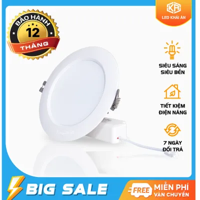 Đèn âm trần các 6w 9w12w. Siêu sáng siêu tiết kiệm điện