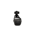 CROCS รองเท้าแตะผู้หญิง BROOKLYN LUXE GLADIATOR SANDAL รุ่น 209557060 - BLACK/BLACK. 