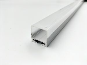 ราง 203 รางไฟLED อลูมิเนียม แบบติดลอยฝาขุ่น   รางอลูมิเนียม รางไฟ LED รางไฟริบบิ้น  ยาว 1เมตร (เฉพาะตัวราง)