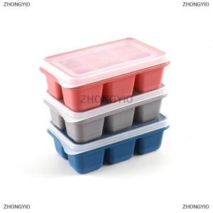 [COD] ZHONGYI0 6-lưới Ice ball maker moldes de silicona BPA miễn phí với có thể tháo rời nắp Silicone khuôn Ice Cube khay Ice Cube khuôn nhà bếp acces
