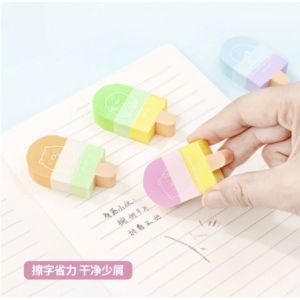 Viên gôm tẩy gấu tẩy bút chì New SUMIKKO GURASHI Kawaii ice cream Hội Mê Xó Xỉnh Cuộc Sống Trong Góc 001149