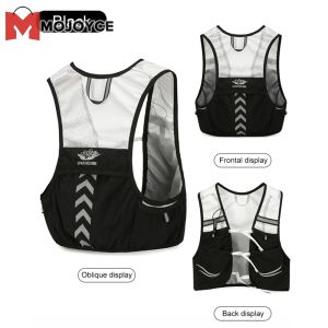 Breathable Hydration Vest Water Bottle Holder Ultralight for Running Cycling Hiking Sports Enthusiasts