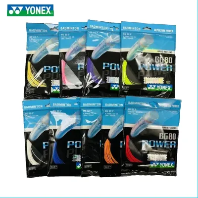 YONEX Badminton Racket STRING BG66 ULTIMAX / BG80 POWER TALI Racket BADMINTON