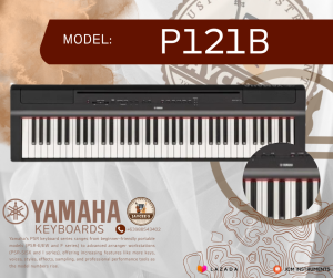 YAMAHA PIANO KEYBOARD P121B ORIGINAL