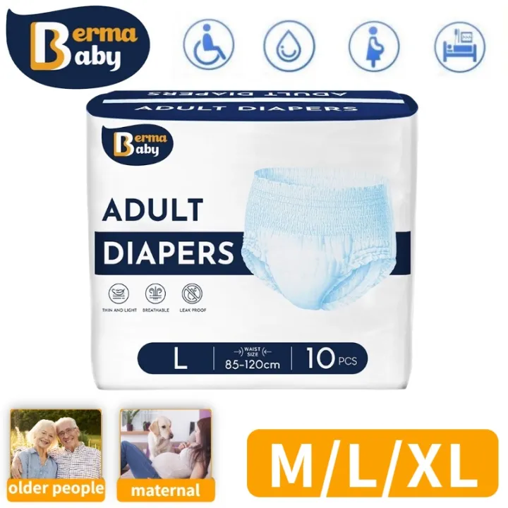 %E3%80%90READY%20STOCK%E3%80%91Disposable%20Adult%20Diaper%20M/L/XL%20Cotton%20Elderly%20Leak-Proof%20Pants%20Breathable%20Quickly%20Aabsorb%20Supplies%20-%20Image%202
