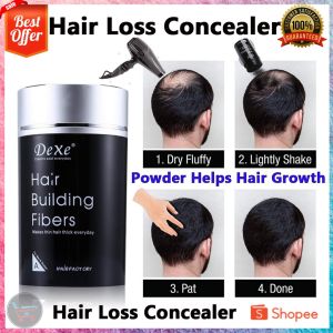 Dexe Hair Building Fibers Black 22g Original version