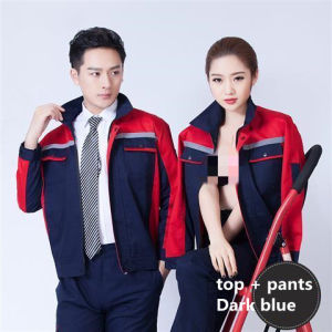 2025Four seasons with the uniform long-sleeved suit men and women wear mechanics workshop construction site top labor insurance clothing09/01