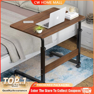 Portable Adjustable Height Bedside Table with Wheel Movable Laptop Table Nordic Computer Table