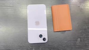 Leather Strong Magnetic Folding Card Holder Universal Phone Card Pocket Accessories Wallet with Reusable Sticker Luxury MB Type