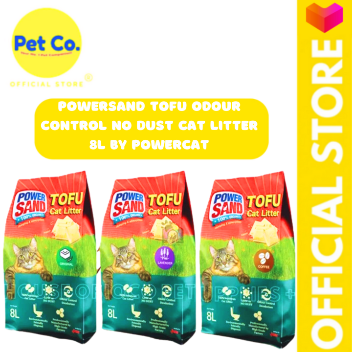POWER SAND TOFU ODOUR NO DUST CAT LITTER 8L Lazada PH