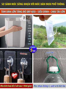 Móc Sừng Nhựa Treo Giỏ Đựng Quần Áo Nhà Tắm Dán Tường Hamart Treo Đồ Đa Năng Tấm Lớn Siêu Dính