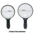 Kính Lúp Cầm Tay Ống Kính Cực Lớn 90Mm 120Mm 138Mm, Kính Lúp Chiếu Sáng Với 10 12 Đèn LED Reading Magnifying Glass. 