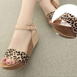 Katerina Fashion One Types Animal Wedge Sandals For Women #8807-A