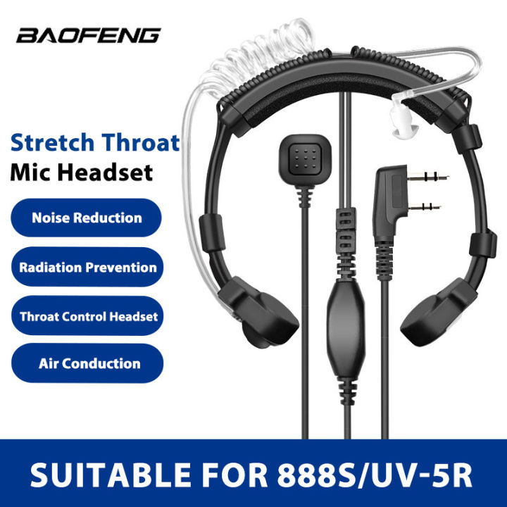 HYSHIKRA Walkie Talkie Oortelefoon met Mic Headset Compatibel