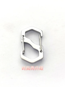 S Type Carabiner Keyrings Mountaineering Climbing Stainless Quick Hanging Safety Carabiner Clip Outdoor Key Holder Clip