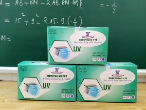 5 HỘP KHẨU TRANG Y TẾ KHÁNG KHUẨN 4 LỚP HỘP 50 CÁI