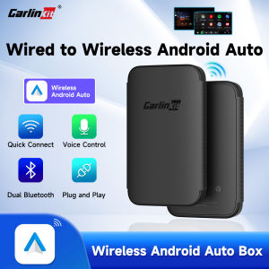 CarlinKit A2A Wired to Wireless Android Auto Adapter Activator Car Dongle OTA Upgrade Bluetooth 5.2 Auto Connect For Cars with Built-in Android Auto