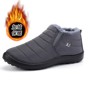 [Free Shipping] New Winter Cotton Shoes Fleece-Lined For Warmth Available In Plus Sizes For Women And Classic MenS Cotton Boots Perfect For Couples And Casual Wear In The Snow