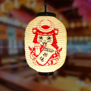 โคมไฟญี่ปุ่นกลางแจ้งกันน้ำครีมกันแดดตกแต่งสไตล์ญี่ปุ่นโฆษณาซูชิซาซิมิอาหารญี่ปุ่น PVC โคมไฟตกแต่ง