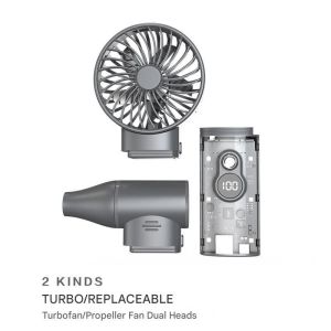 Come High Speed Portable 3 In 1 Type Turbo Fan High Voltage Mobile Outdoor Dual Blade Turbo / Propeller Handheld Fan