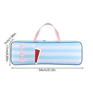 JURHOMIE Zipper Closure Design Mahjong Storage Bag Equipped With Handle Large Capacity Mahjong Tile Carrying Bag Easy To Carry Ergonomic Comfortable Travel Toiletry Bag Indoor Home Storage