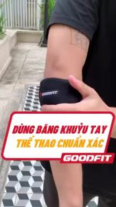 Băng bảo vệ khuỷu tay hỗ trợ tập GymYoga GoodFit GF403E băng khuỷu tay bó khuỷu tay