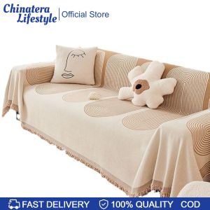 Dust Proof Chenille Sofa Cover Anti-cat Scratch Protection Cover for Home Living Room Four Season