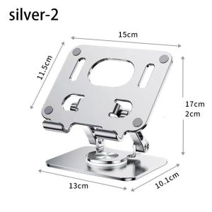 Zeallion Phổ 360 ° Rotation Tablet Đứng Cho iPad Có Thể Điều Chỉnh Có Thể Gập Lại Máy Tính Bảng Chủ Nhôm Điện Thoại Máy Tính Bảng Đứng