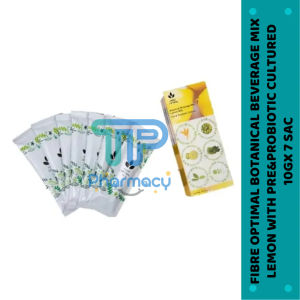 FIBRE OPTIMAL BOTANICAL BEVERAGE MIX LEMON WITH PRE&PROBIOTIC CULTURED 10GX 7 SAC
