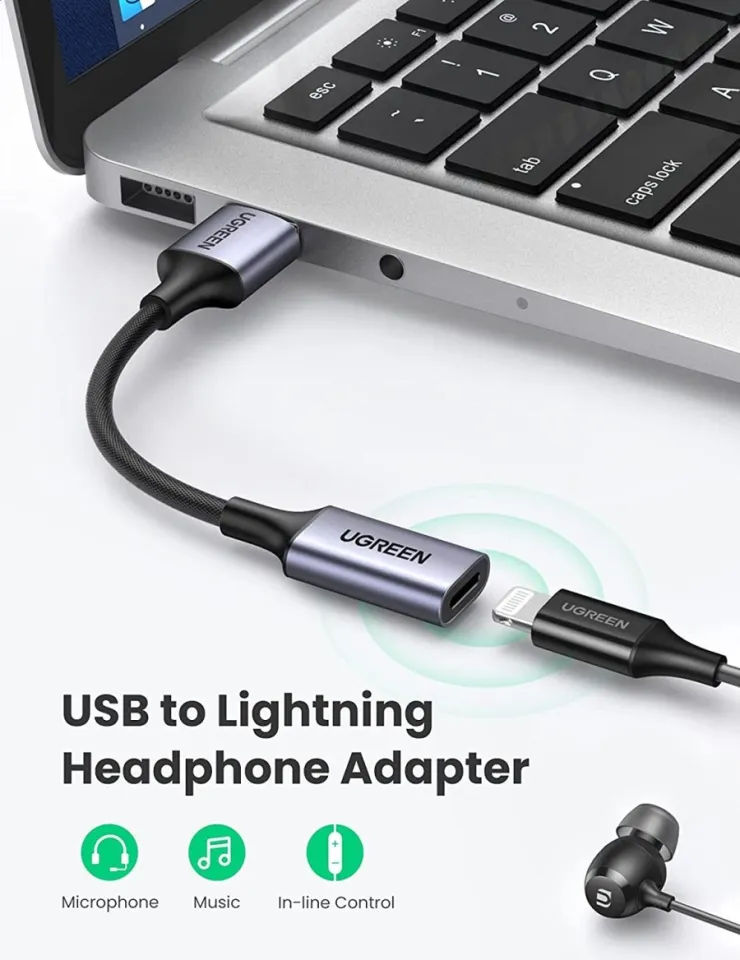 Ugreen Usb C To Lightning Earphones Lightning Headphones Usb C