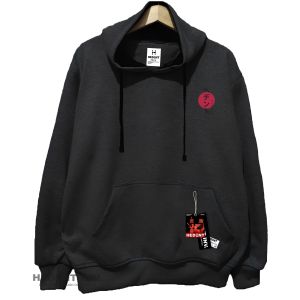 Jaket Sweater Hoodie Pria Distro Aesthetic Warna Cream Japanes Style Keren Terbaru Terlaris Bahan Fleece Katun Tebal Premium