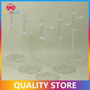 [Eleanor] 5Pcs Doll Holding Stands Dollhouse Adjust Universal Doll Display Rack Transparent Racks Mannequin Model Stand Doll Dress Support