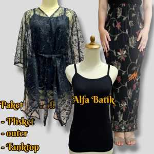 one set outer cardigan setelan kondangan terbaru outfit simple dan trendy kekinian