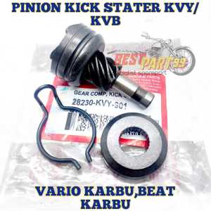 Gear Gigi Pinion Kick Stater STARTER Selah Vario karbu beat karbu lama old KVB/kvy KUALITAS ORIGINAL ORI ASLI/RING GAER AHM