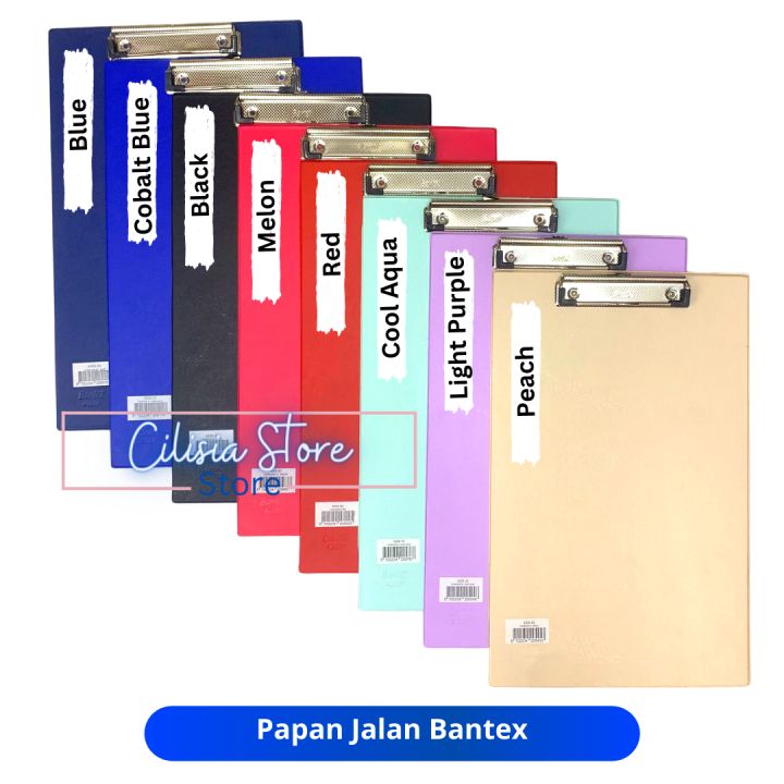 Papan Jalan Bantex Ukuran Folio / Clipboard Bantex / Papan Ujian
