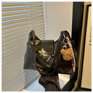 MOUSSON ความรู้สึกระดับไฮเอนด์กระเป๋าเป้สะพายหลังผู้หญิงความจุขนาดใหญ่ย้อนยุคใหม่กระเป๋าเป้สะพายหลังอเนกประสงค์กระเป๋าโท้ท