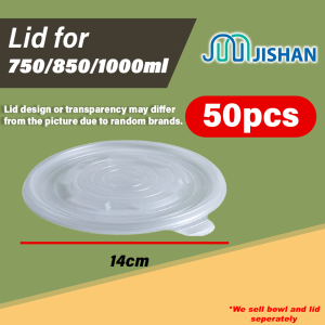 [50pcs] 390/520/750/850/1000ml Paper Bowl / Lid / TAPAU Hot Soup Laksa Bubur Mungkuk Kertas / Disposable Bowls Container 纸碗 打包碗
