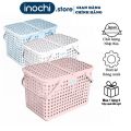 [Mega] Giỏ Xách Quai Giữa Nachi INOCHI có nắp Nhựa PP Cao Cấp Chắc Chắn Sang Trọng Đựng Đồ cho bé, các Mẹ đi sinh [inochi.store]. 