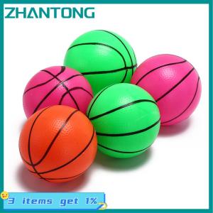 ZHANTONG 12cm inflatable basketball volleyball beach ball kids toy color